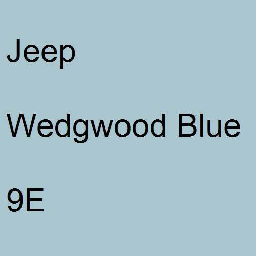 Jeep, Wedgwood Blue, 9E.